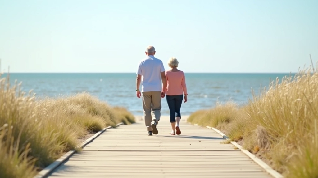 Seniori pastaigājas pa Jūrmalas koka laipām